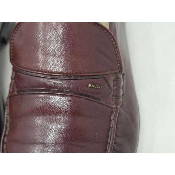 BALLY MADE IN SWITZERLAND MEN’S BROWN LEATHER BARNES DRESS LOAFERS US SIZE 12 M main image 7
